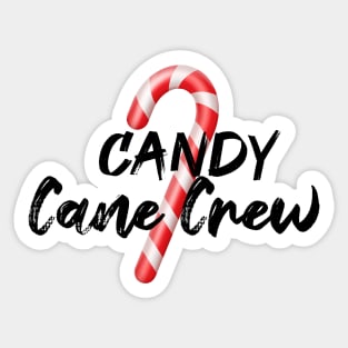 Candy Cane Crew Funny Christmas Sticker